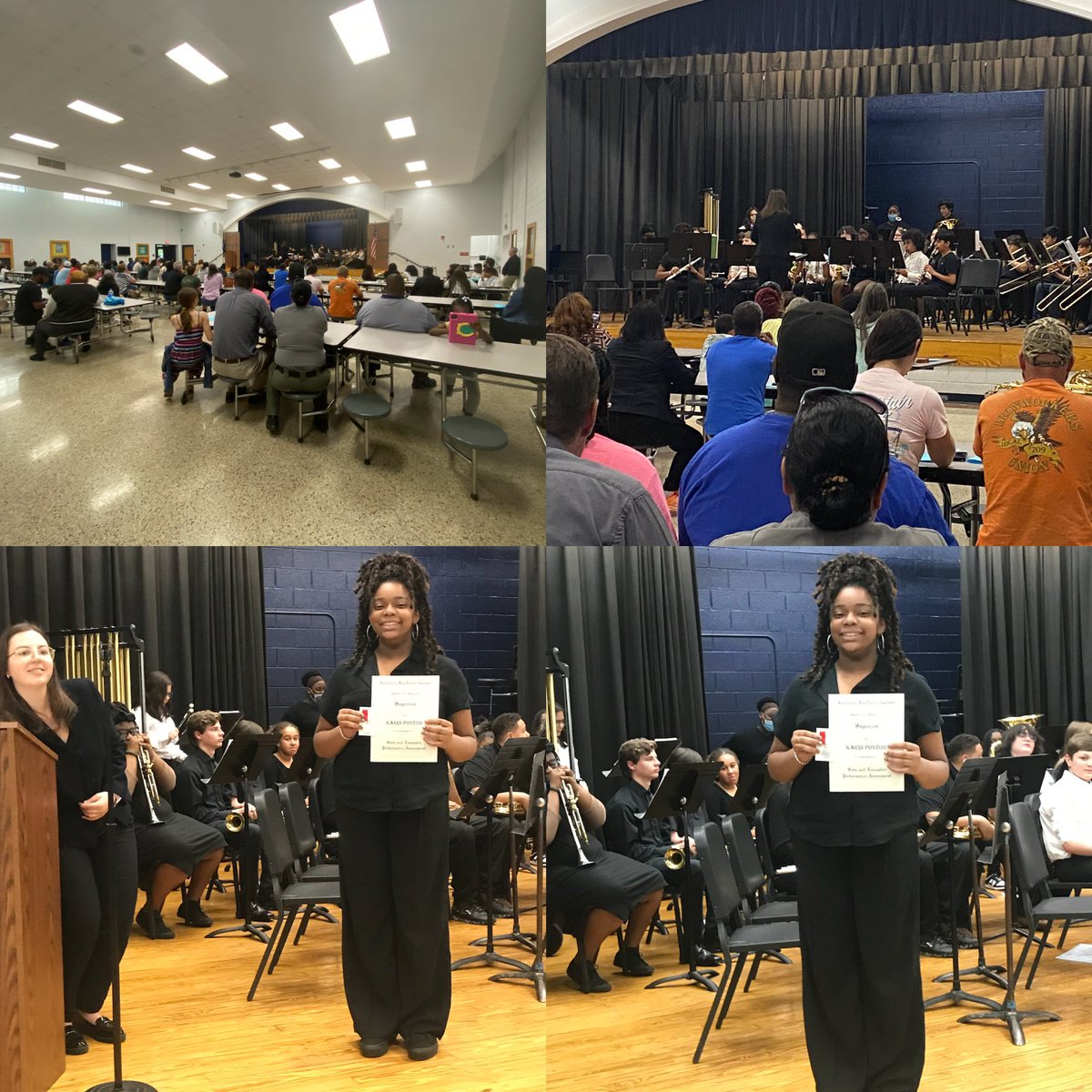 schofieldmiddle's tweet image. Outstanding Job! ~ 7th &amp;amp; 8th Grade Students performed in the Spring Band Concert led by our Band Director Ms. Shealy #GoRams