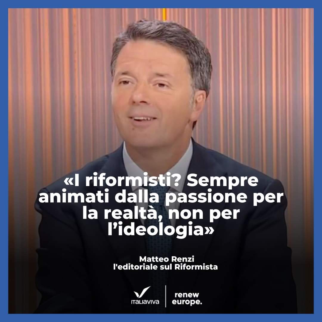 Chi è il #riformista? Uno che non va di moda. Perché oggi funzionano i sovranisti a destra, gli estremisti a sinistra. E i populisti, ovunque. Nel tempo degli slogan il riformista studia, propone, lotta. Poi sbaglia, cade, riparte. Ma sempre a viso aperto, sempre animato dalla