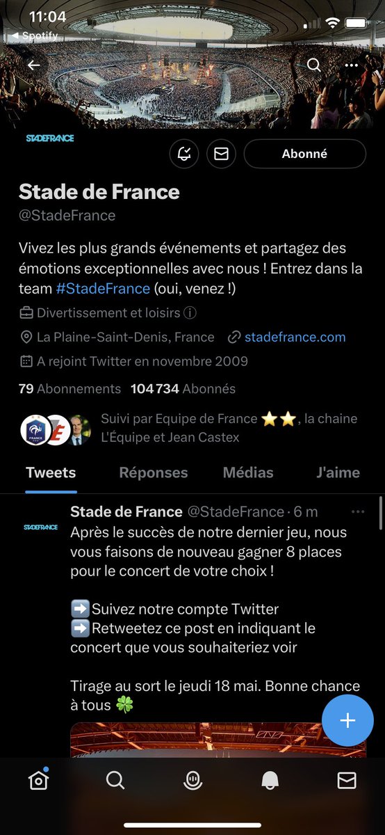 lo_htz's tweet photo. @StadeFrance Beyonce et je pourrais mourir en paix https://t.co/xhWfmJpWlp