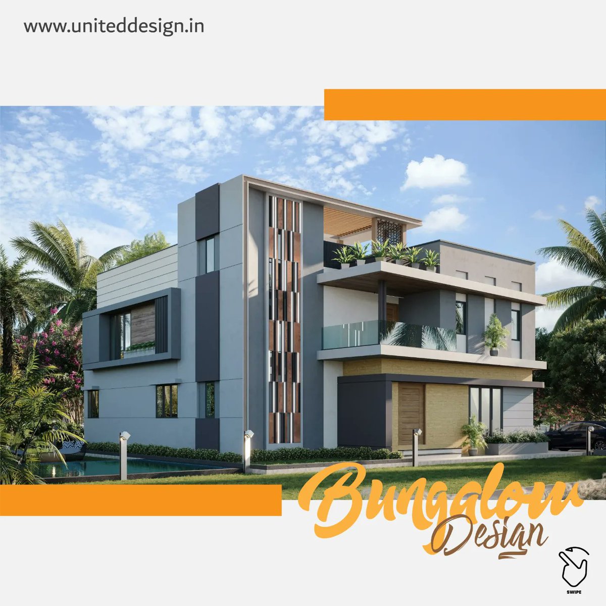 uniteddesign_ud's tweet photo. Bungalow design for one of our kutch clients. 
#3dvisualization #3darchitecture #architecturevisualization #archviz #architecturephotography #commercial #cgi #coronarender #corona #elevation #facade #illustration #lightroom #office #picoftheday #perspective #photography #real https://t.co/qmq6ozNEEB