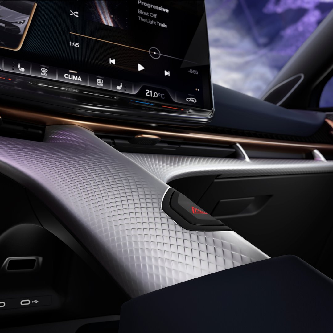 Autoingros's tweet photo. Siete pronti a scoprire la nuova CUPRA Tavascan? L'auto sportiva completamente elettrica che unisce design, prestazioni e tecnologia all'avanguardia.

#Autoingros #CUPRA #CUPRATavascan #autoelettrica #design #prestazioni #tecnologiaavanzata #guidaemozionante #tecnologia https://t.co/UfUAvJMaNN