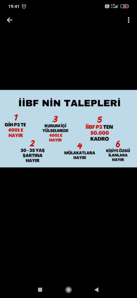 <a href="/ErbakanFatih/">Dr. Fatih Erbakan</a> İdari kadrolarda çalışmak için okuduk ama kadrolarımız yeterli değil binlerce mezun kadro bekliyor başkasının kadrosunda gözümüz yok kendi kadrolarımızı istiyoruz