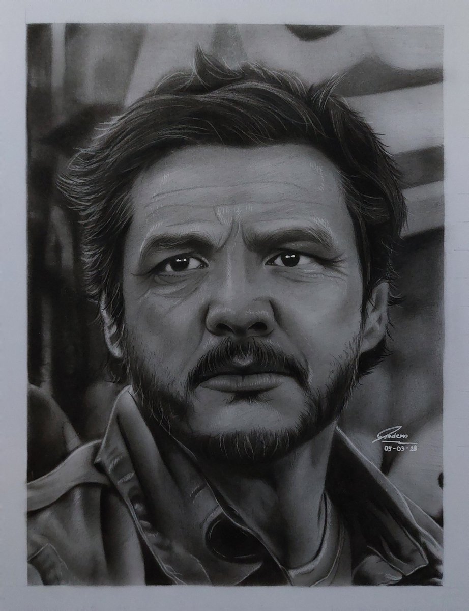 Aether1119's tweet photo. Pedro Pascal as Joel Miller (The Last of Us Series)

Charcoal &amp; Graphite on 8.5x11 Vellum Board

#pedropascal #JOELMILLER #pencildrawing #drawing #pencil #pencilart #graphite #charcoal #artistsontwitter  #artist https://t.co/bigAQ8vTkB