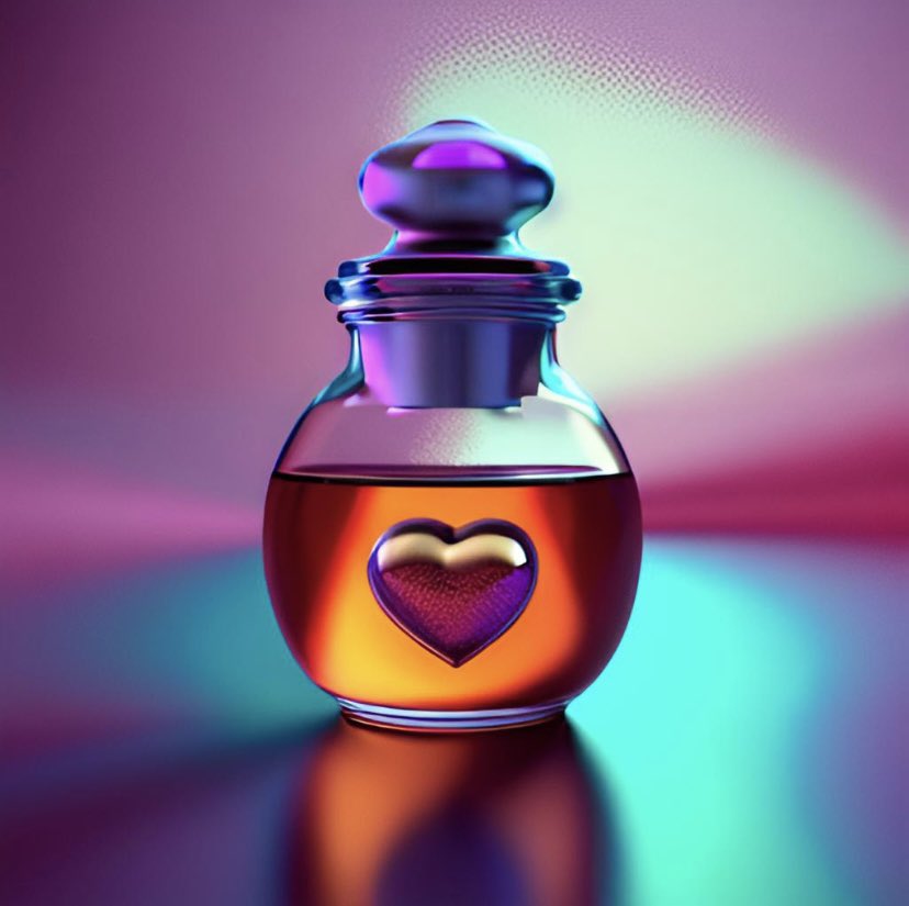 Macchiavillain's tweet photo. Potion number 9.
Philtre of sweet obsession.
Manufactured love.
#philtre #haikuchallenge
@Bleu_Owl https://t.co/xVWkPyutOE