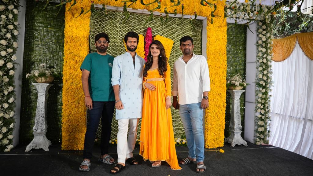 #VD12Begins ⚡️

#VD12 officially launched today with a Pooja Ceremony 🤩

Shoot begins from June 2023. ✨

An @anirudhofficial Musical 🎹

@TheDeverakonda @sreeleela14 @gowtam19 @vamsi84 #SaiSoujanya @NavinNooli #GirishGangadharan @SitharaEnts @Fortune4Cinemas