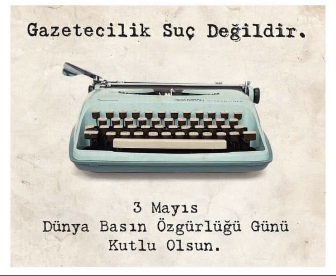 “Basın, milletin müşterek sesidir.” 
 -M. Kemal Atatürk

3 Mayıs Dünya Basın Özgürlüğü Günü kutlu olsun. 

@msadikkoroglu

#basınözgürlüğü #3MAYIS