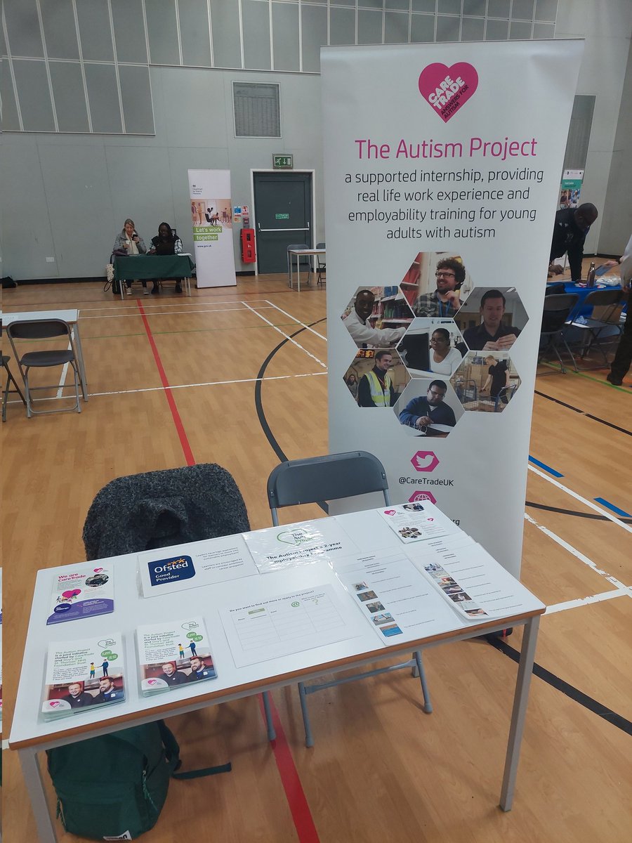 Delighted to be at the @Local_London1 #SEND #CareersFair today & share what we do at @CareTradeUK #TheAutismProject 

@CareersHubEast #careers #nextsteps #Autism #supportedemployment #Employability #workexperience #getautismworking