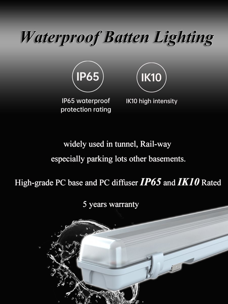 COMLED_Winnie's tweet image. Waterproof light IP65, creating a safe and comfortable night for you
More information, you can check our web: comledtech.com or litechled.com
#COMLED #LEDbattenlight #waterprooflight