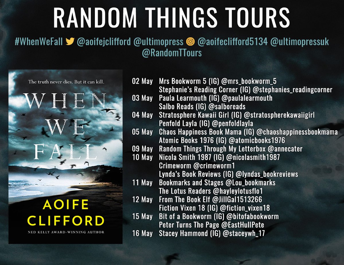 annecater's tweet photo. Stephanie's Reading Corner on IG reviews #WhenWeFall by @aoifejclifford with @ultimopress #RandomThingsTours
https://t.co/8flQ3kShZd https://t.co/yaMOA4m5fU