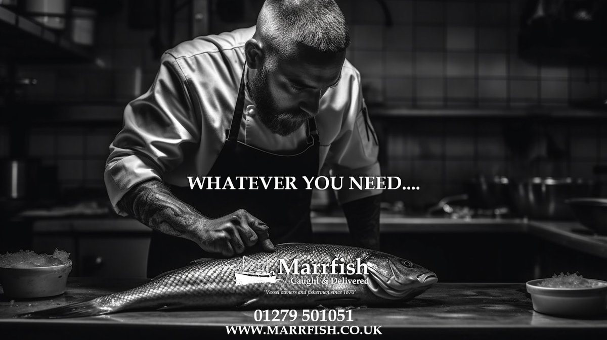 Marrfish are proud to have so many satisfied wholesale customers. Restaurants, hotels and pubs of all sizes know the heritage and quality of our product. Open an account today...

01279 501051
marrfish.co.uk
#seafood #wholesaler #fishermen