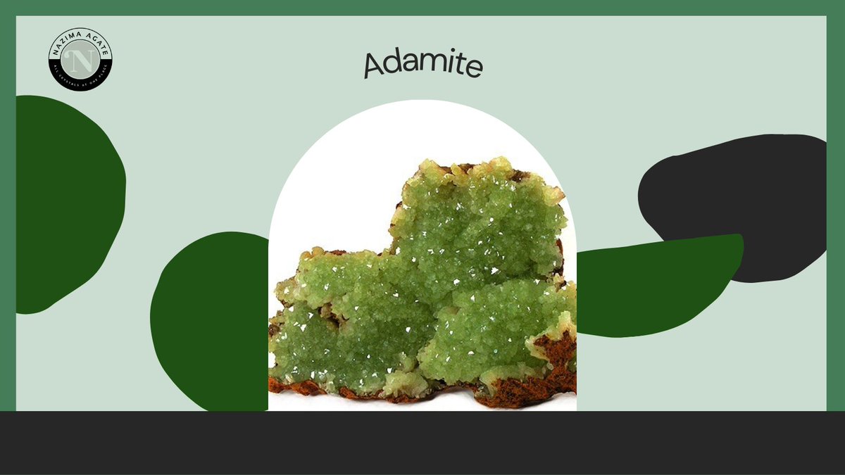 NazimaAgate's tweet image. Adamite is such a unique and vibrant crystal! Its neon colors range from yellow to green and blue.

Not only is it visually stunning, but Adamite is also known for its ability to help release negative emotions and promote positivity and joy.

#nazimaagate #Adamite #CrystalLove