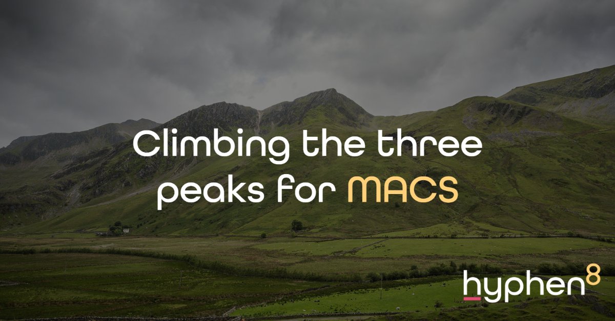 teamHyphen8's tweet photo. We're proud to work with @MACSthecharity, enhancing their #Salesforce environment &amp; helping MACS engage with &amp; support 1k UK families

This week, our CSM Tom is climbing 3 peaks to raise money to support their amazing work - good luck Tom!

https://t.co/WxJj744xjm https://t.co/gH2RR7FTYa