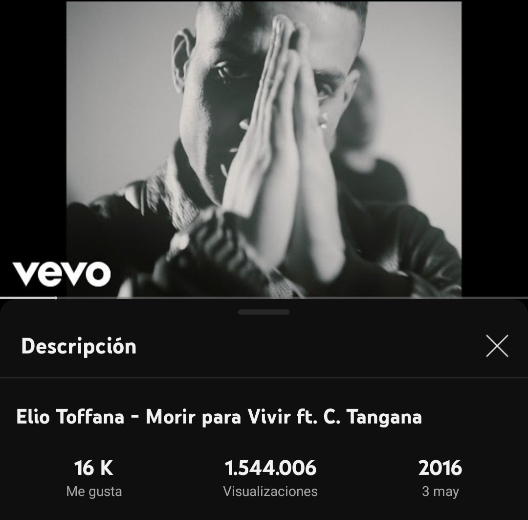 Un día como hoy hace 7 años salió "Morir para Vivir", de Elio Toffana y <a href="/c_tangana/">El madrileño</a> (prod. <a href="/DanoZiontifik/">NUEVOS TRAPOS</a>).
youtu.be/2Qt1wCCp8ag