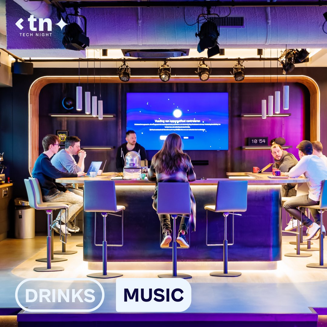 On May 26, we’ll open our doors and explore your tech game. Get ready for:

➕ Coding challenges: entrylevel and advanced
➕ Gaming: VR, FIFA, and more
➕ Simrace Challenge
➕ Drinks, bites and music

Get your final (free!) tickets and let’s meet 🚀 technight.nl