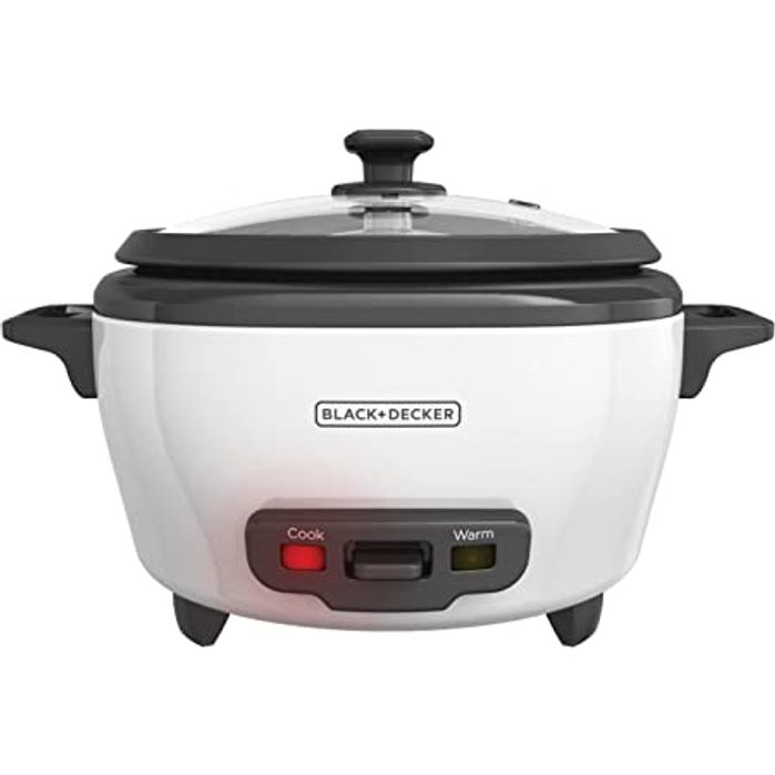 ParentDeals's tweet image. BLACK+DECKER 6-Cup Rice Cooker with Steaming Basket, Removable Non-Stick Bowl, White, RC506
Price: $22.34

amazon.com/BLACK-DECKER-C… #BLACK #BLACKDECKER #BLACKDECKER6