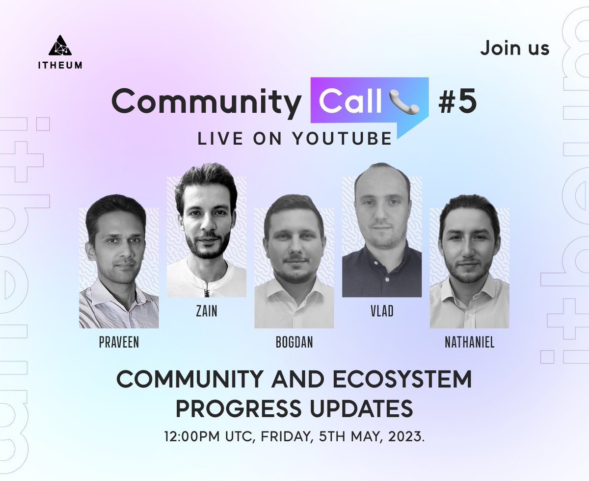 ⏰ It's Time! ⏰

Tune in for our first #CommunityCall of 2023 on Friday at 12 pm UTC, live on YouTube 🎬

We'll be sharing exciting updates, looking back on our progress, and unveiling our plans for the year ahead 🌎

See you there! 💜 #web3community
