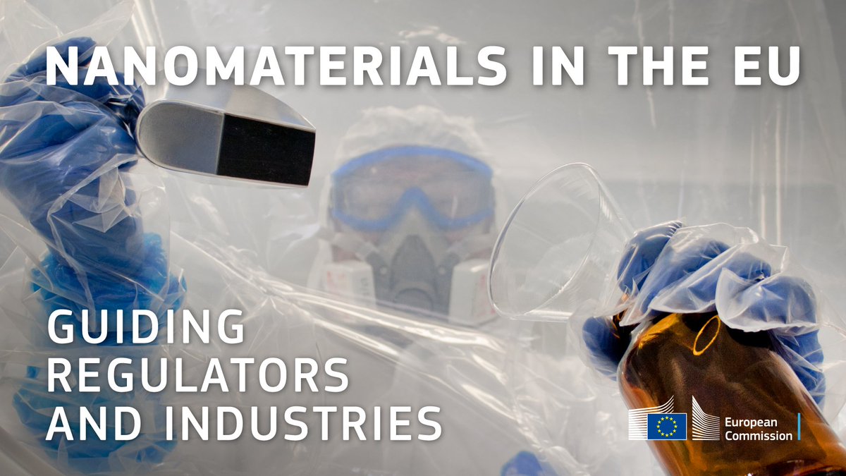 From solar energy to cancer care, #nanomaterials are revolutionising many fields!

These tiny particles fall under strict legislation. But defining them is challenging⤵️
Discover our new guidance to help industries &amp; authorities 👉 europa.eu/!pmXDmx #EUGreenDeal #EU_REACH