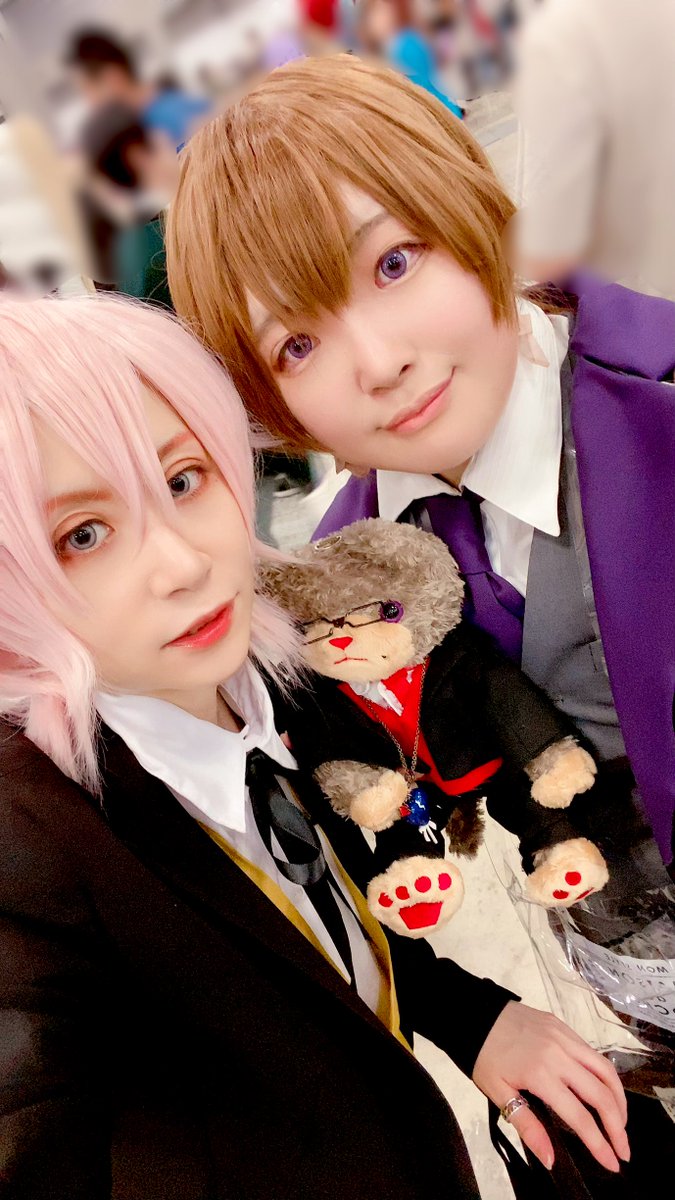 aiju_me's tweet photo. 【コスプレ／utpr】何年ぶりかわからんレベルで併せしたよ〜〜！！！

💜めいや
💛あいじゅ
ていうか、宇宙一可愛いはずのナギより瑛二が可愛いんだけど？？どういうこと？？ https://t.co/n55vf9nngU
