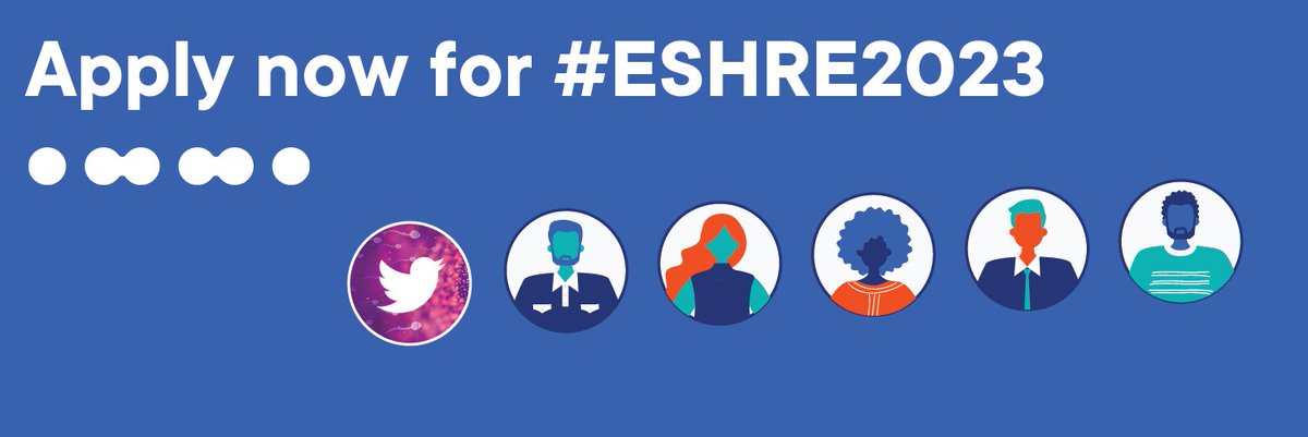 theESHRE5's tweet image. 🖋 Have you applied yet? 
Applications are open for ESHREs 8th edition of the “ESHRE5” during #ESHRE2023
👉 We are calling for applications from young ambassadors who wish to spread their views on the presented research &amp;amp; share their experience on Twitter 🐦
@ESHRE