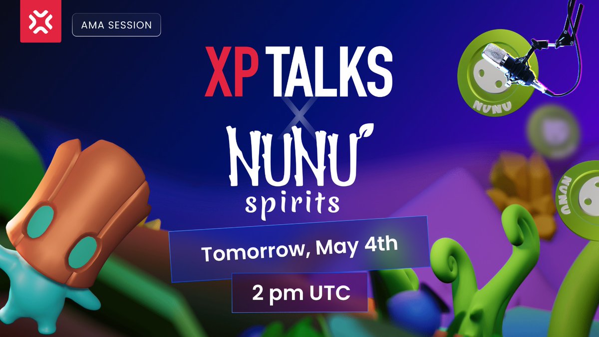 xpnetwork_'s tweet photo. Guys, don't miss an incredible XP Talks session with @NunuSpiritsNFT tomorrow, 4th of May, at 2 pm UTC.
@TaterGabriel will join us to share exciting information and 🔥 updates about the project! 

Make sure you set your reminder! See you all there! ❤️

👉https://t.co/86yPFJuhbB https://t.co/RQNtDkK34h