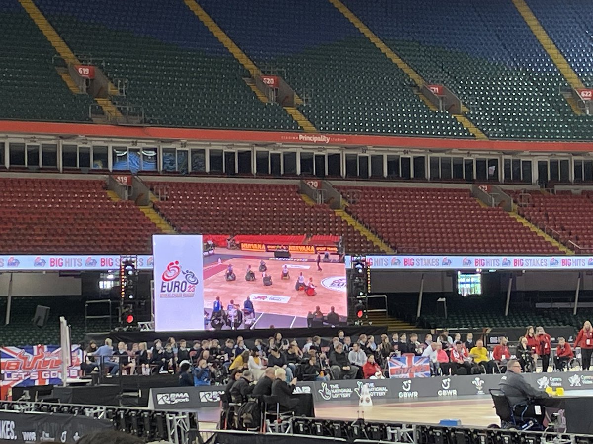 MissPreecePHS's tweet photo. Amazing day at the 2023 Wheelchair Rugby European Championships 🏟️🏉 Big thanks to  @mpctschools and @WREuro23 https://t.co/fKqsPlA4ZN