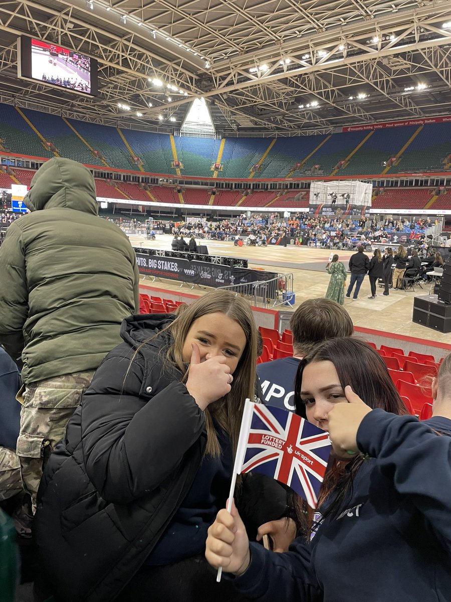 MissPreecePHS's tweet photo. Amazing day at the 2023 Wheelchair Rugby European Championships 🏟️🏉 Big thanks to  @mpctschools and @WREuro23 https://t.co/fKqsPlA4ZN