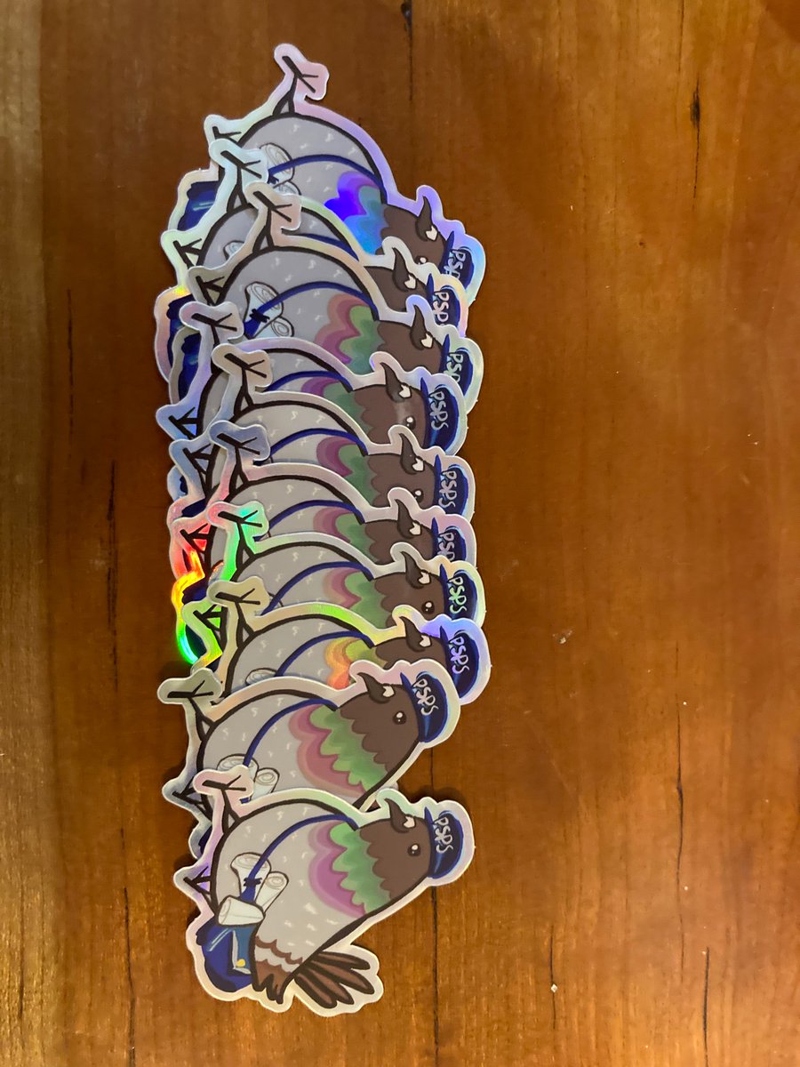 networkservice's tweet photo. the artist brought 12 and I bought ten.
now what kind of giveaway can I dream up 🤔
#rfc2549 https://t.co/IvphpHzio2