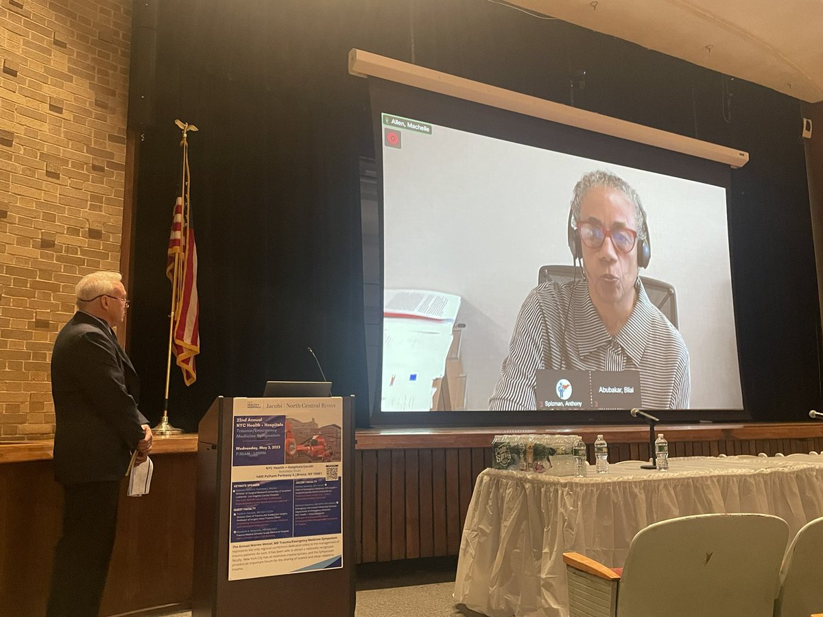 Kicking off the <a href="/JacobiHosp/">NYC Health + Hospitals/Jacobi |North Central Bronx</a> Trauma Symposium with recognition of <a href="/DocTep/">Sheldon Teperman</a> for his 30 years of leadership as “NYC’s trauma surgeon”!!
