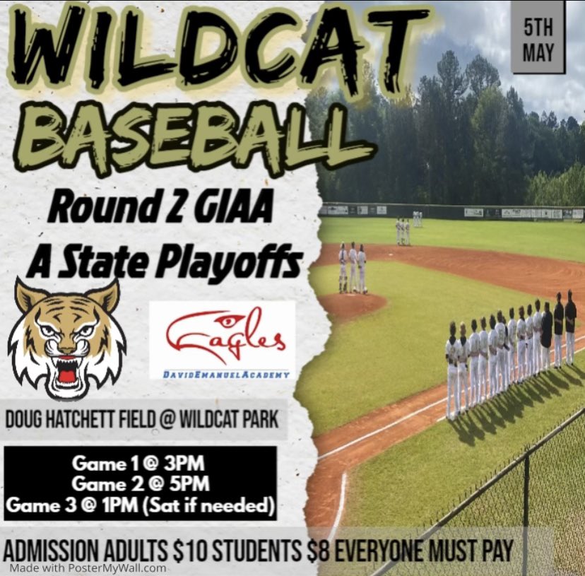 ⚾️⚾️𝙋𝙡𝙖𝙮𝙤𝙛𝙛 𝘽𝙖𝙨𝙚𝙗𝙖𝙡𝙡⚾️⚾️

This Friday at the Den……don’t miss it❕

#FRAmily | #ProtectTheDen 🐾