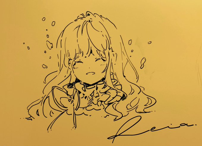 絵師100人展お馴染みの壁イラストと、展示イラスト近くに飾られるパネルのイラストも両方描いてきました!! 壁イラストは沢山の方が見てくださって拍手も頂いてしまい、照れつつも嬉しかったです〜😊✨ ありがとうございました!