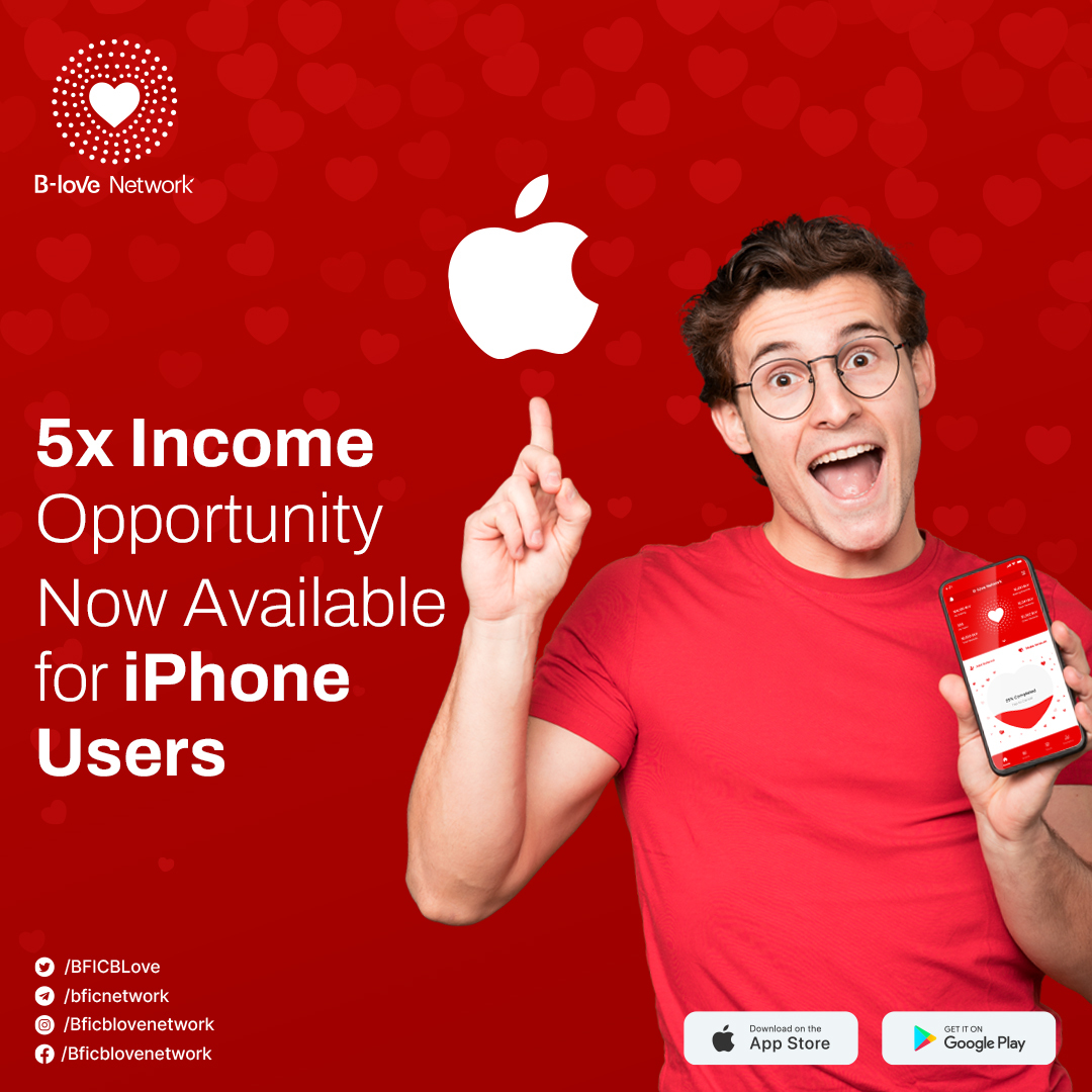 BLove_Coin's tweet image. Exciting news for all iPhone users!
5x Income Opportunity with B-Love Network is Now Available for iPhone Users ❤️
An Opportunity to Multiply Your Income by 5X is now here!
Download #blovenetwork App - and start making your dreams come true
#iOSusers #BLVToken
