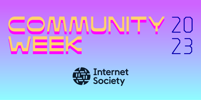 acalderon52's tweet photo. Internet Society Community Week taking place. Hearing from key players in the Internet Ecosystem. Join Us! https://t.co/KJN10yTtb5 #CommunityWeek23 #InternetFuture @isocpr @teamNARALO #ISOC @nasigevents @VirtualSchoolIG https://t.co/YdHn3b7NXg