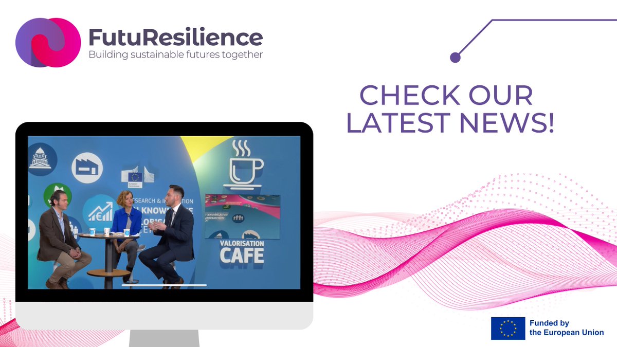 FUTURESILIENCE (@futuresilience) on Twitter photo The <a href="/futuresilience/">FUTURESILIENCE</a> project was featured at the Knowledge #Valorisation week 🇪🇺 How can #science contribute to #policy in turbulent times? A bridge we help to strengthen in our project.
Read more in our latest news ➡️ bit.ly/44qwOaY The <a href="/futuresilience/">FUTURESILIENCE</a> project was featured at the Knowledge #Valorisation week 🇪🇺 How can #science contribute to #policy in turbulent times? A bridge we help to strengthen in our project.
Read more in our latest news ➡️ bit.ly/44qwOaY