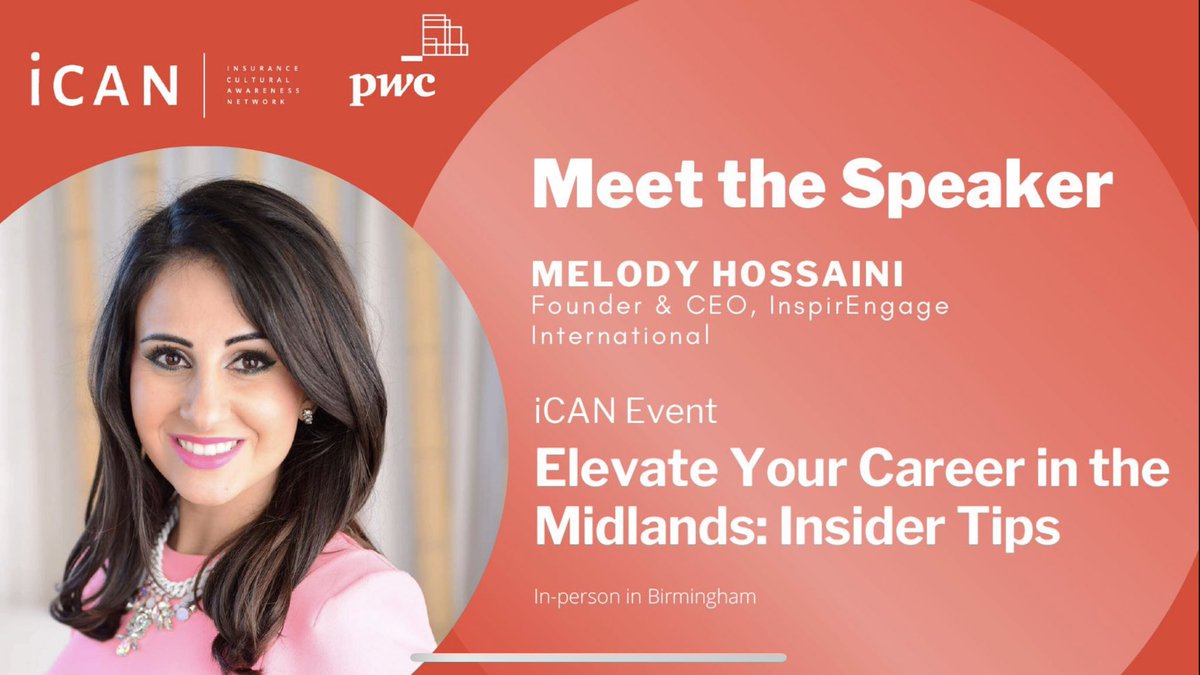 Later this month, I’ll be delivering the keynote at <a href="/PwC/">PwC</a> for the <a href="/I_CAN_UK/">iCAN: The Insurance Cultural Awareness Network</a> launch Birmingham. 

We’ll be speaking mindset, career and personal growth!

#speaker #diversity #mindset #icanlaunch