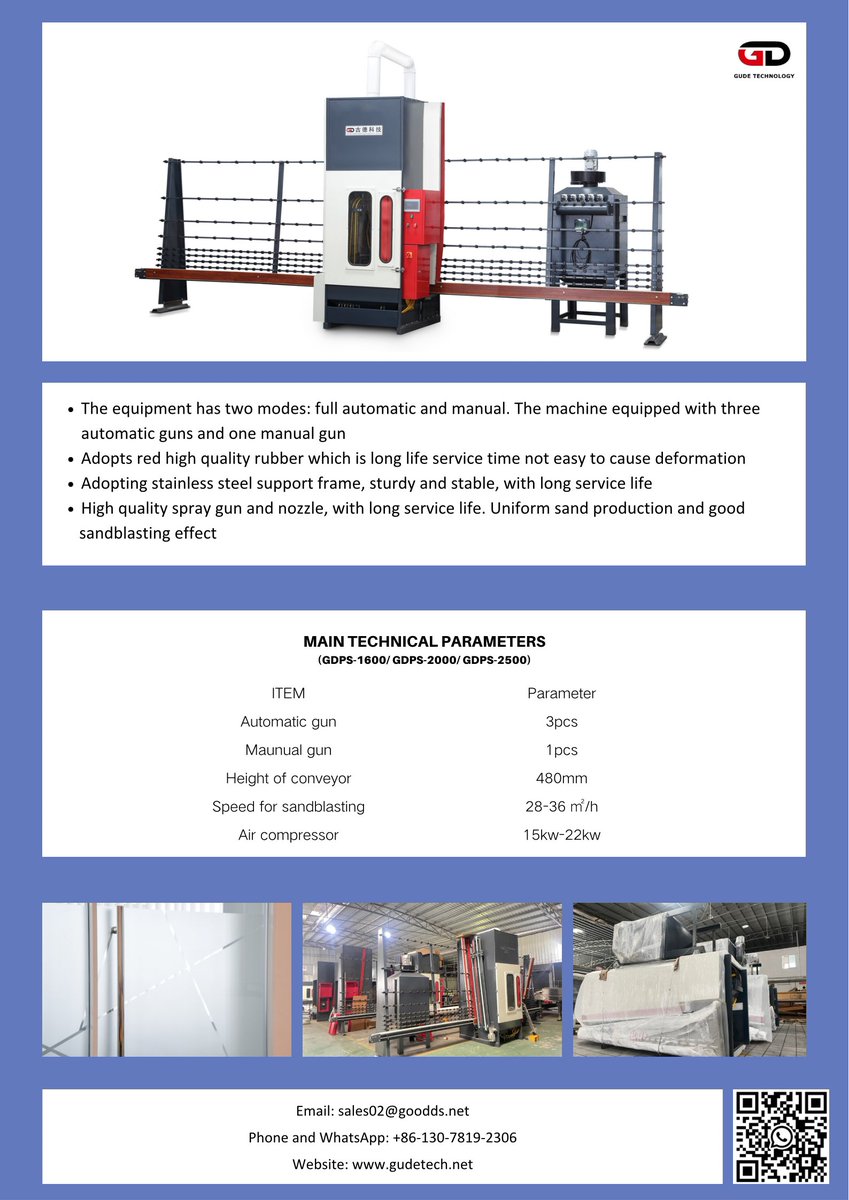 hzhao0923's tweet image. Vertical glass sandblasting machine

#verticalglassmachine #sandblasting #glassmachine