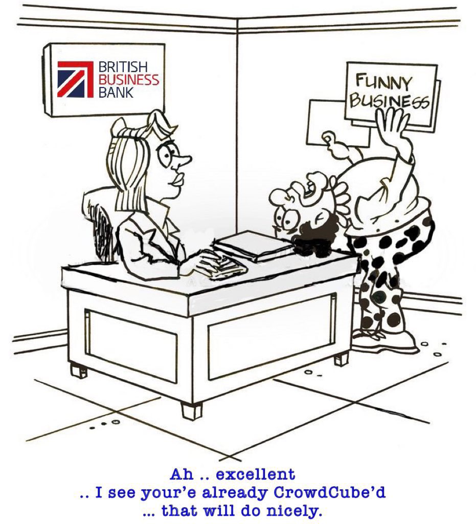ianbeckett's tweet image. 4/ #CrowdCube has had no bigger friends than the toddlers from #HMTreasury, the bungling #BEIS &amp;amp; their #BritishBusinessBank (aka British Bank of Wank) - at least this time the taxpayer wasn’t ‘CrowdCubed &amp;amp; spanked via the British Bank of Wank’ (#FutureFund, #StartUpLoans etc).