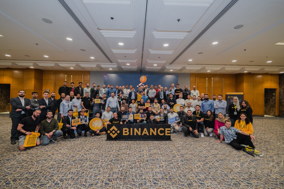 كان القاء المميز لمجتمع Binance في الأردن في 2 مايو 2023 مثيرًا للغاية! 🇯🇴

اجتمع 375 من عشاق الكريبتو للتعرف على نظام #Binance البيئي والعملات الرقمية.

كونوا مستعدين للمزيد من الأحداث المثيرة مثل هذا في المستقبل! #BinanceMeetupJordan