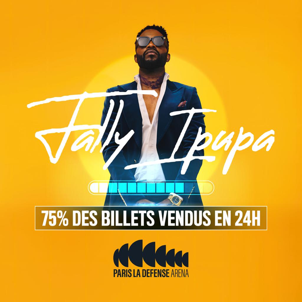 fallyipupa01's tweet photo. Déjà plus de 75% de billets vendus en 24h pour le concert exceptionnel du 25 novembre 2023 à @ParisLaDefArena 
Prenez vite vos places sur https://t.co/y472QXCfBK https://t.co/ByFgrEofIk