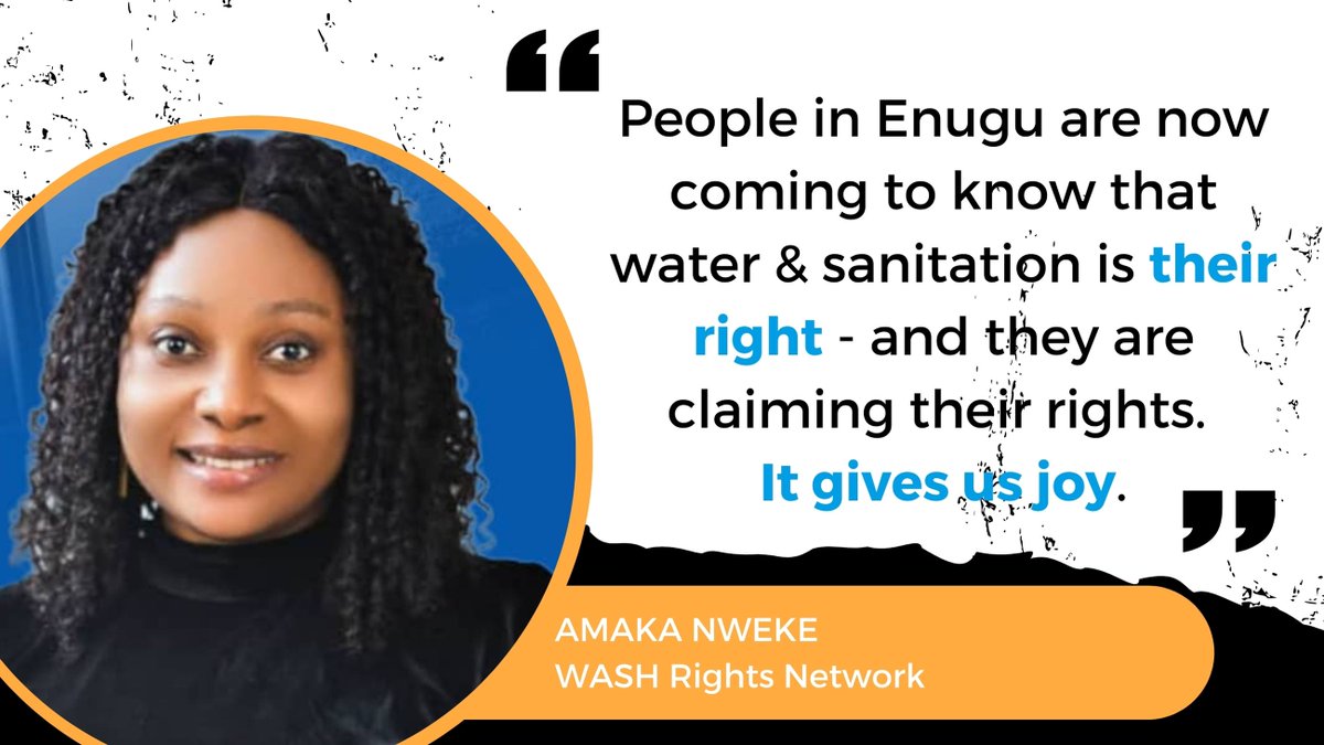 Our Coordinator, @AmakaNweke6 will be sharing insights on some of the strategies and challenges of the #ClaimYourWaterRights campaign in #EnuguState Nigeria. #ASC23 #AllSystemsConnect2023