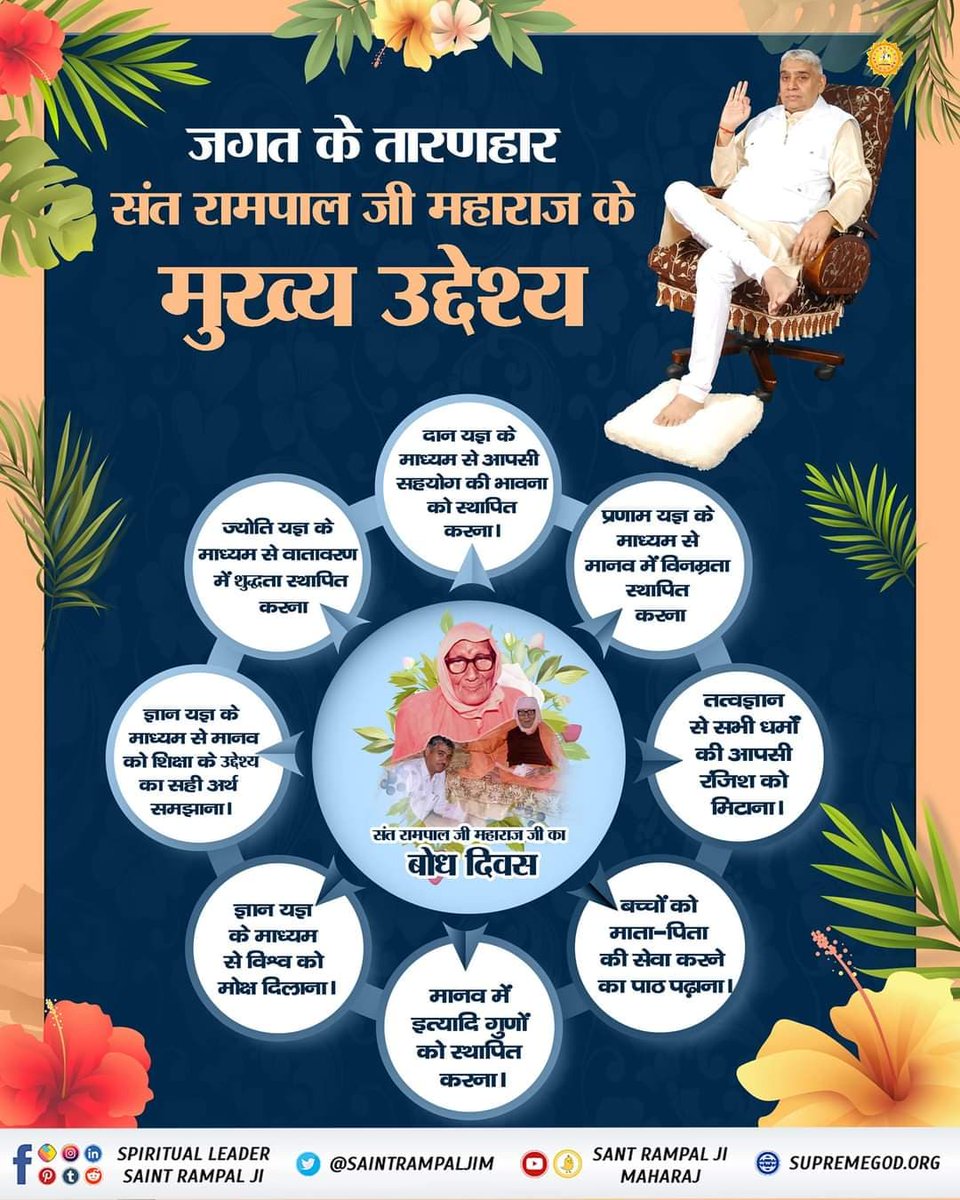 <a href="/myogiadityanath/">Yogi Adityanath</a> जगत के पालनहार संत रामपाल जी महाराज के मुख्य उद्देश्य।