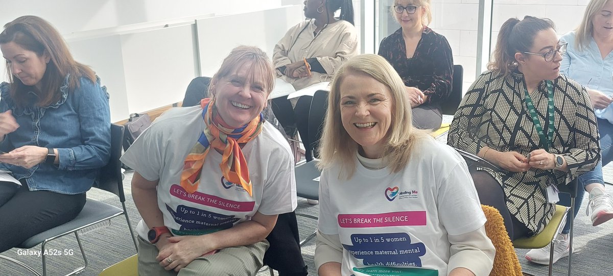 MarshaWilliams8's tweet photo. Fantastic support for World Maternal Mental Health Day at this mornings Seminar on Children Young People and Families impacted by Parental Mental Health @HSECHO7 @NOSPIreland 
#WMMHDay #mindingme #letsbreakthesilence https://t.co/YJfBJNXr5J