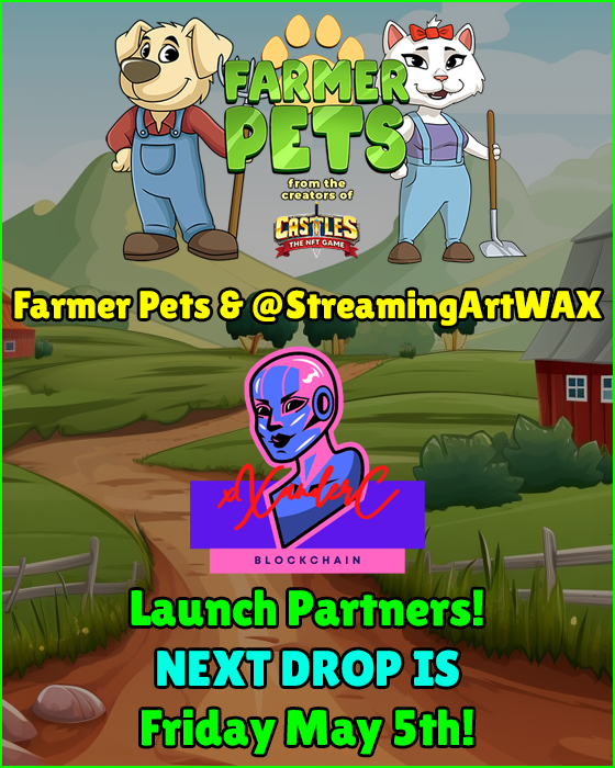 Exciting news! The second sale for <a href="/farmerpets/">farmerpets</a>, the new game on <a href="/WAX_io/">WAX</a>, is happening on May 5th. To celebrate, I'm giving away 5 Whitelist Passes. 
✅Simply follow <a href="/farmerpets/">farmerpets</a> and <a href="/MetasourceGames/">Metasource Games</a> 
✅Like, Retweet, and tag 2 friends. 
✅Don't forget to post your WAX address
