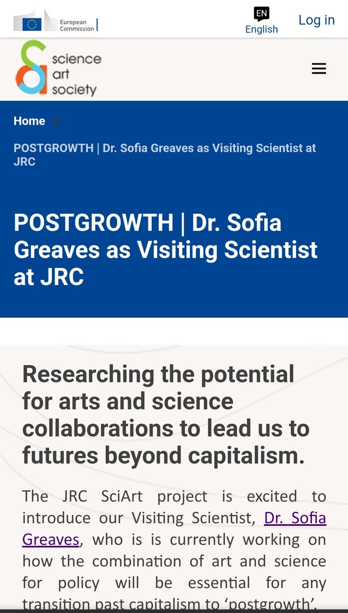 SofiaGreaves1's tweet image. My talk @ERC_Research @EU_Commission on researching the potential for collaborations between art and science  to lead us towards postgrowth. Talk via poems and my illustrations #postnormalscience  science-art-society.ec.europa.eu/sites/default/…