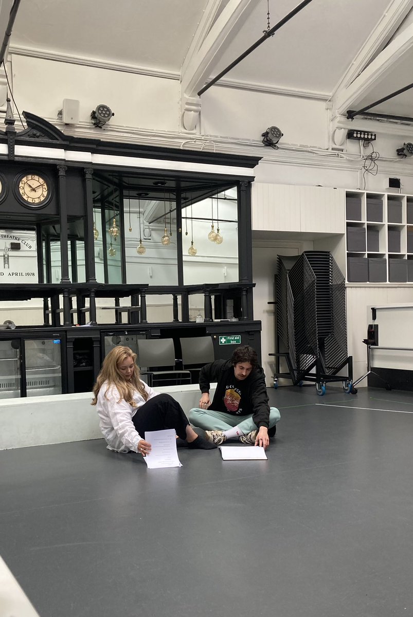 R&amp;D <a href="/TronTheatre/">TRON THEATRE</a> this week with these excellent humans <a href="/sophie_brierton/">Sophie Brierton</a> <a href="/AdanOsborne/">Adan</a>