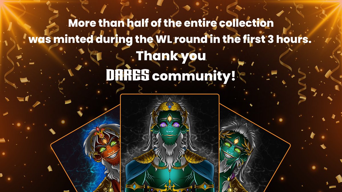 Last 176 Challenges Awaiting Their Owners

👉lp.starkguardians.com/project/16

Last 7 Hours for WL Mint

#Starknet