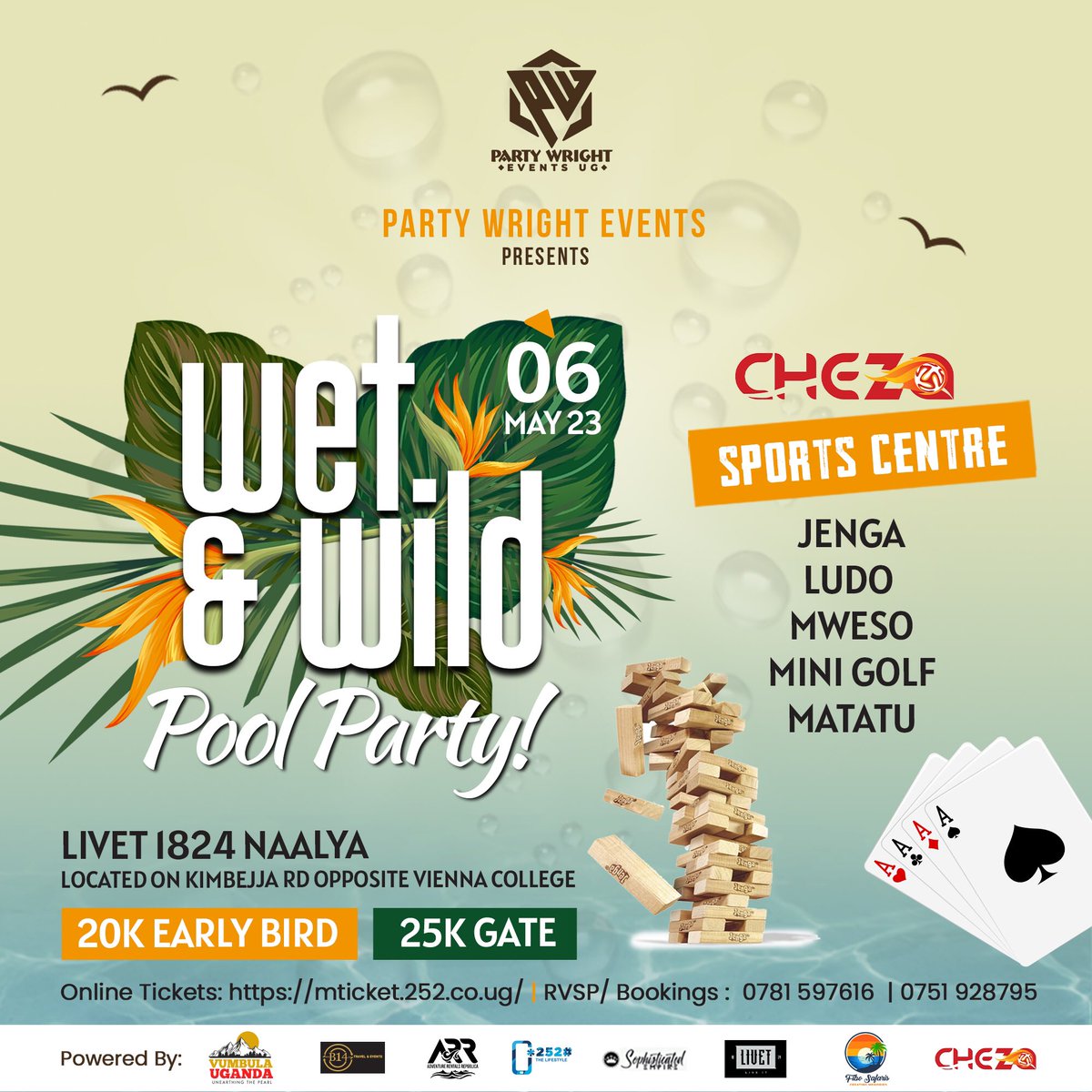 @chezasport gat you all cover this Saturday 
#wetandwild Afro Caribbean.. 🥁🚀