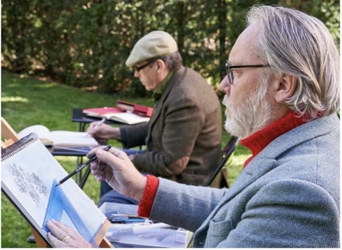 On this weeks painting birds, we look at owls in Kent and paint with our great friend Jools Holland. 
 #skyarts