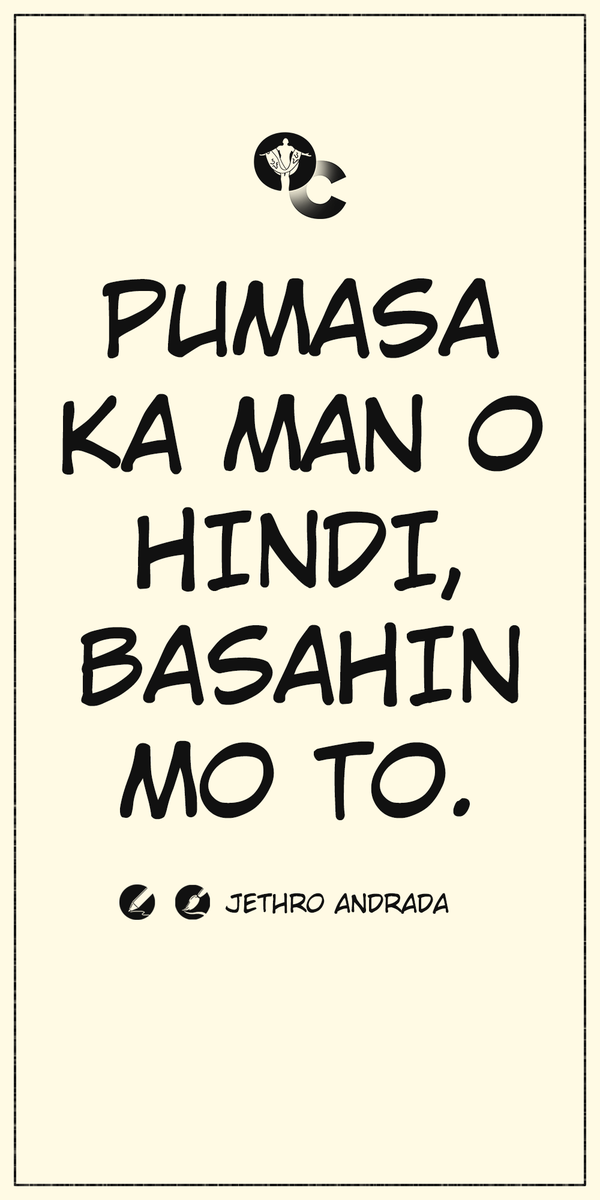 𝗙𝗿𝗼𝗺 𝘁𝗵𝗲 𝗔𝗿𝗰𝗵𝗶𝘃𝗲𝘀 | 𝗣𝘂𝗺𝗮𝘀𝗮 𝗸𝗮 𝗺𝗮𝗻 𝗼𝗳 𝗵𝗶𝗻𝗱𝗶, 𝗯𝗮𝘀𝗮𝗵𝗶𝗻 𝗺𝗼 '𝘁𝗼

"Ang ating pagdami ay tanda ng patuloy na pagtindig ng mulat at mapagpamulat na kabataan. Kabataang hangad ang tunay na pagbabago."

BASAHIN: bit.ly/44oqf8z

#UPCA2023