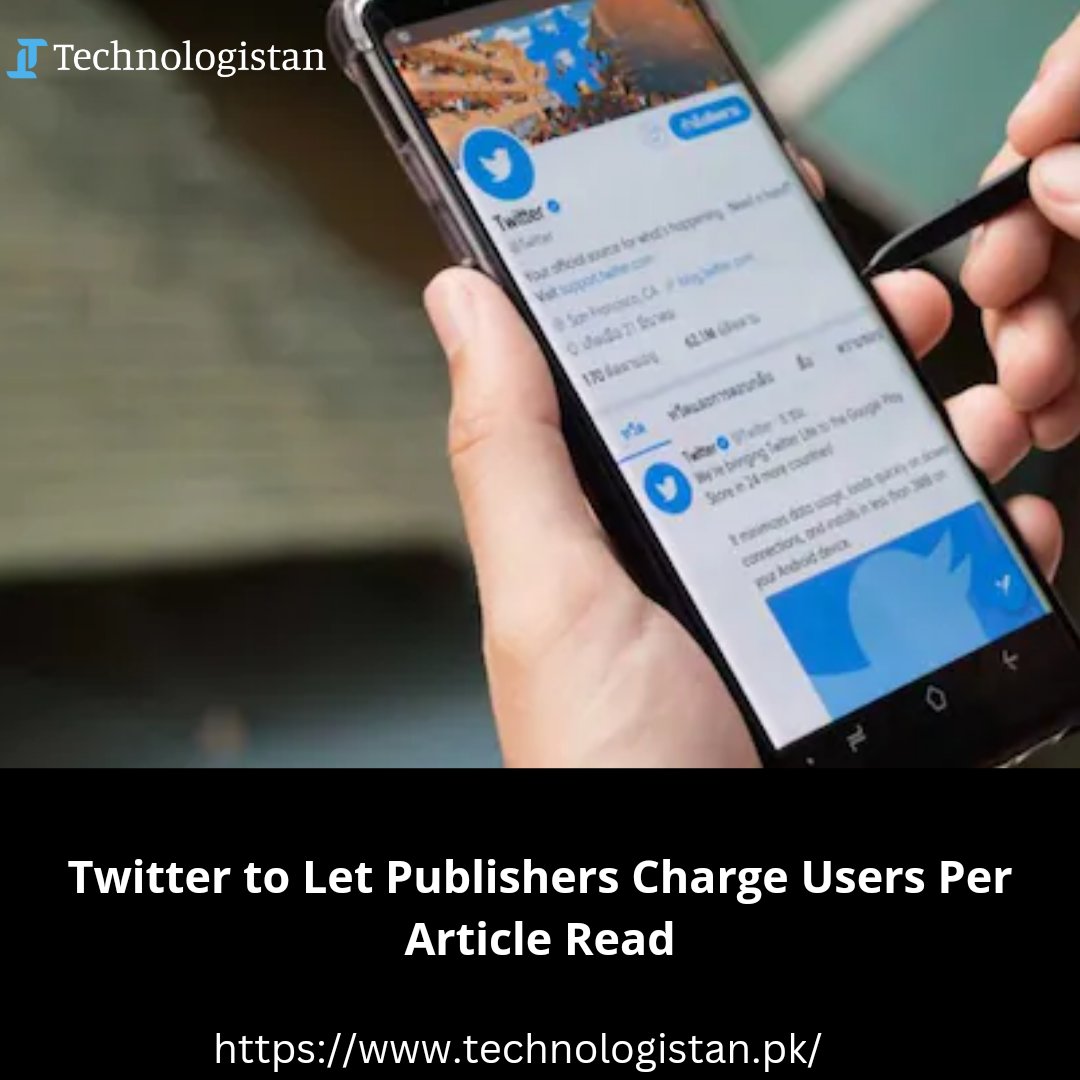 technologistpk's tweet image. Elon Musk, has announced that Twitter will roll out a pay-per-article feature that will allow media publishers to charge users on a per-article basis instead of having to buy a full subscription.

Read more: technologistan.pk/twitter-to-let…

#Twitter #PayPerArticle