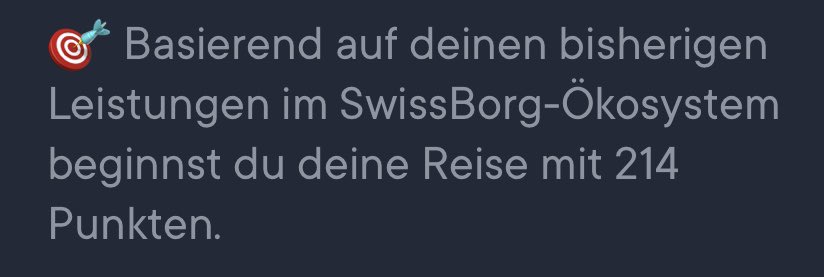 #Heroscore initiated

starting with 214 points for this week

show your score in the comments and let me know how you will boost the #SwissBorg #HeroScore for next week 💚